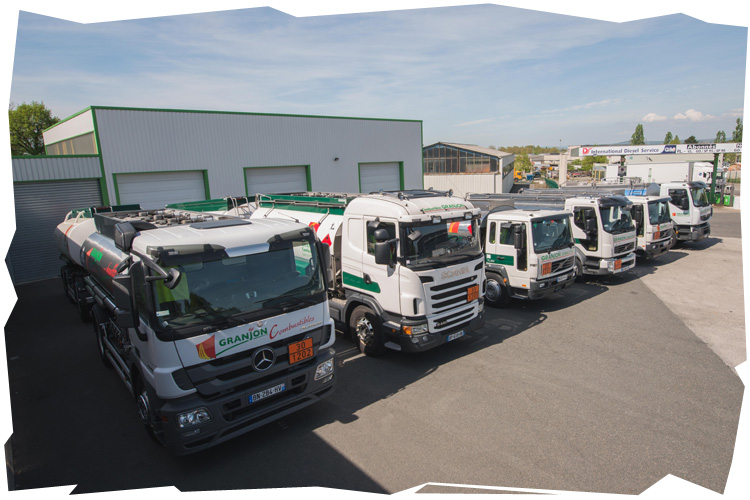 Notre flotte de camions de livraison dans la Loire
