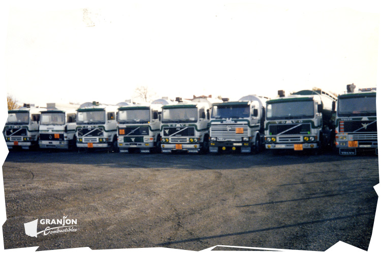 La flotte de camions en 1974